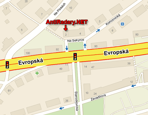 Mapka AntiRadary.NET