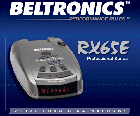Antiradar Beltronics RX65 EURO