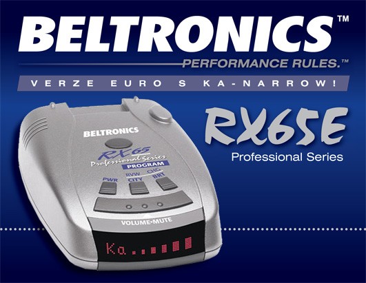 Antiradar Beltronics RX65 EURO
