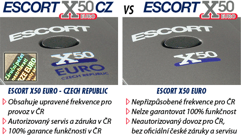 Escort X50 euro CZ