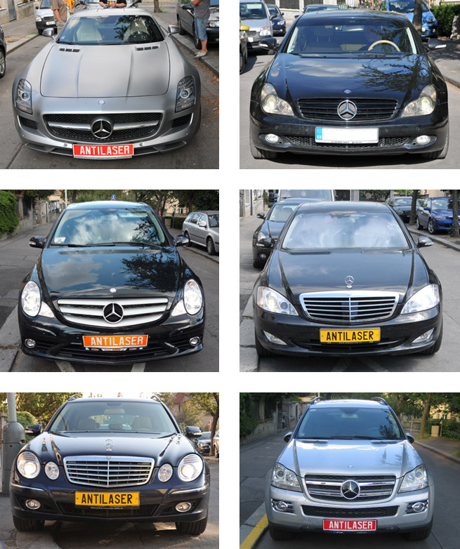 Ukázka montáží antiradarů do vozů MERCEDES